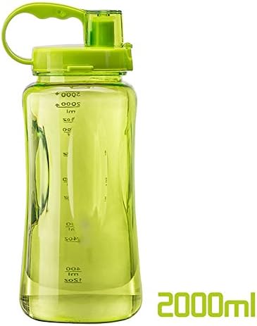 Lerela Big Shot Narrow Mouth Bottle Leak-proof Sports Water Bottle 2L - 66oz