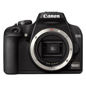 Canon EOS 1000D - Appareil Photo R�flex Num�rique - Ecran LCD 2,5" - Capteur CMOS 10 MP - Bo�tier nu