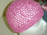 Cp107mp, Hand Crocheted Multipink Gimp Skull Cap for Adults and Teens