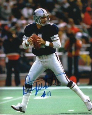 Danny White Autographed/Hand Signed Dallas Cowboys 8x10 Photo