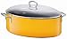 Silit 8-1/4-Quart Oval Roasting Pan with Lid, Crazy Yellow