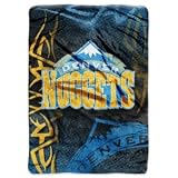 Denver Nuggets 60"x80" Royal Plush Raschel Throw Blanket Warm Durability Machine Washable
