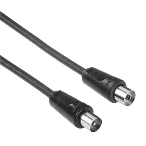 Hama Antennen-Kabel Koax Stecker - Koax Kupplung, 10 m, 85 dB Preisvergleich