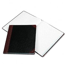 Boorum & Pease 16021215F Bound columnar book, 1-page form, 150 pages, faint ruled, 12-1/4 x 10-1/8