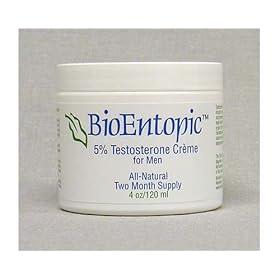 BioEntopic 5% Testosterone Cr�me/cream FOR MEN 4 oz