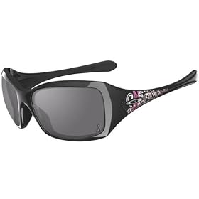 Oakley Oakley Ravishing Women's Special Editions Breast Cancer Awareness Fashion Sunglasses - Color: Polished Black/Grey, Size: One Size Fits All