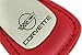 Chevrolet Chevy Corvette C4 Leather Key Chain Red Tear Drop Key Ring