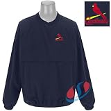 Saint Louis Cardinals MLB Travelwind V-Neck Pullover Windshirt