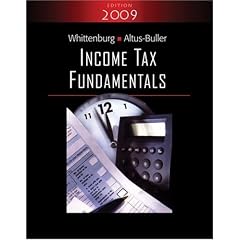 Income Tax Fundamentals 2009 (with TaxCut Tax CD-ROM): Gerald E. Whittenburg, Martha Altus-Buller