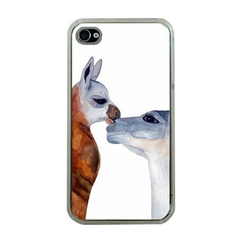 Alpaca Iphone 4 or 4s Case - Madre and Bambino