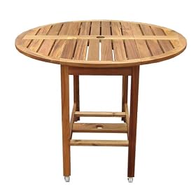 Folding Round Dining Table Set