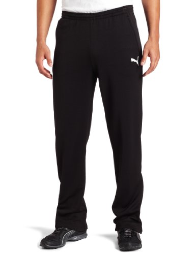 Puma Men's SMU Roma Training Warmup Pant (Black, Small)