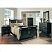 Giovanna Panel Bedroom Set in Cappuccino Size: King
