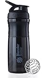 BlenderBottle SportMixer 28-ounce, Black/Black