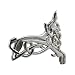 British Jewellery Workshops Silver 20x35mm Celtic Animal brooch