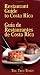 Book Restaurant Guide to Costa Rica / Guia de Restaurantes de Costa Rica