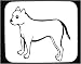 Mouse Pad with black and white, legs, Europe, United Kingdom, Scotland, animal, dog, canine