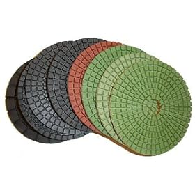 4 Diamond Polishing Pad - Set of 8 Pcs at $8.50 pc by 