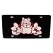 Georgia Bulldogs Hairy Dog Mirror License Plate