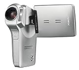 Sanyo XACTI VPC-CG6 Camcorder (SD-Card, 5-fach opt. Zoom, 6,4 cm (2,5 Zoll) Display, 6 Megapixel) silber - 