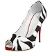 Giuseppe Zanotti Women's E96017 Pump,Zebra,36 EU (US Women's 6 M)