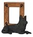 GERMAN SHEPHERD Black DOG Sm Photo FRAME Figurine SF18B
