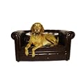 Nobby 70180-86 Hundesofa "Chesterfield" L: 109 cm, B: 57 cm, H: 55 cm, braun gl�nzend
