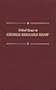 Critical Essays on George Bernard Shaw (Critical Essays on British Literature)