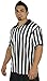 Mato & Hash Mens Referee Shirts/Umpire Jersey with Collar for Officiating and Costumes Black/White