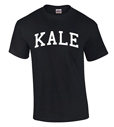 icustomworld Kale White Logo T-shirt Vegetarian Healthy Eco Style Shirts