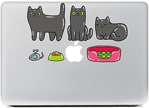 Macbook Stickers/High Quality Colorful Vinyl Flowers&amp;Cage/Man on The Elephant/Lovely Cats/Dancing Woman/Urban Colours/Street Graffiti/Cartoon Girl for Apple Macbook/Macbook Air/Macbook Pro 11"/13"/15"