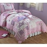 Princess Full Queen Quilt with 2 Shams by Pem America