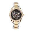 Fossil Womens ES2806 Stella Two Tone Bracelet Brown Dial Watch