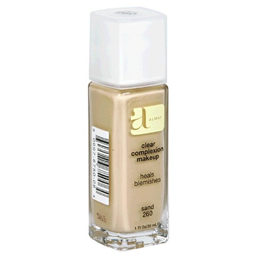 Almay Clear Complexion Makeup, Sand 260, 1-Ounce Bottle
