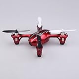 Generic X4 H107c 2.4g 4ch Rc Quadcopter with Hd 2 Mp Camera Rtf - Red/white