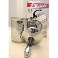 Frabosk, Cilio Cappuccino Creamer, Milchaufsch�umer wie Bialetti Tuttocrema, Tutto Crema Edelstahl ca. 3 Tassen auch f. Induktion mit Sandwichboden