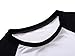 HuHot Cotton Crew Neck 3/4 Sleeve Jersey Shirt Baseball Tee Raglan T-Shirts