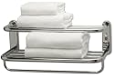 Warmrails Hardwired Wall Mounted Heated Towel Shelf, Chrome