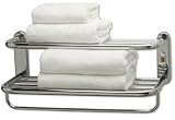 Warmrails Hardwired Wall Mounted Heated Towel Shelf, Chrome