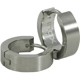 Stainless Steel Huggie Hoop Earrings