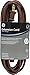 GE 3-Outlet Extension Cord with Multiple Outlets 15 Ft Extension Cord Power Strip 2 Prong 16 Gauge Twist-to-Close Safety Outlet Covers Indoor Extender UL Listed Black 45154