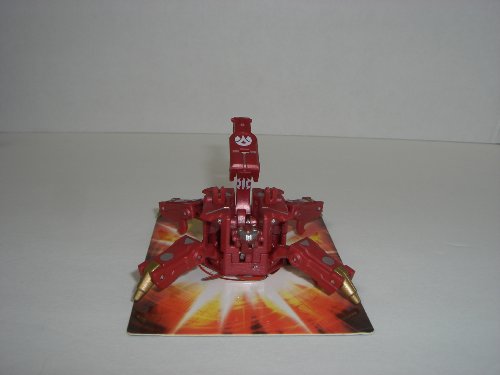 Bakugan B2 [Maxus Dragonoid Build-A-Figure] LOOSE Single Figure Special Attack TRAP Pyrus Nova 12 [Red] SpyderFencer images