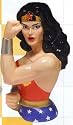 Wonder Woman Bust Figural Sculpted Ceramic Cookie Jar - New Gift