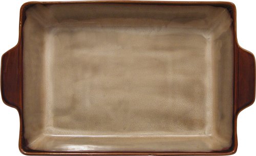 Sango Nova Brown 13-Inch Lasagna Baker