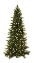 GKI Bethlehem Lighting Pre-Lit 7-1/2-Foot PE/PVC Christmas Tree with 300 Warm-White Frosted Wide-Angle LED  , Slim Palisade