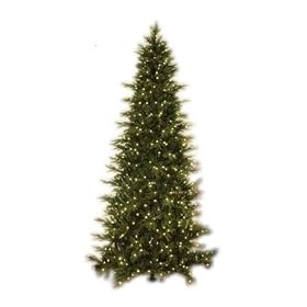 GKI Bethlehem Lighting Pre-Lit 9-Foot PE/PVC Christmas Tree with 700 Clear Mini Lights, Slim Palisade