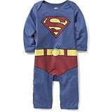 オールドネイビー OLD NAVY/ DC コミック? スーパーヒーロー ワンピース スーパーマン ロンパース長袖 3～6ヶ月【並行輸入】