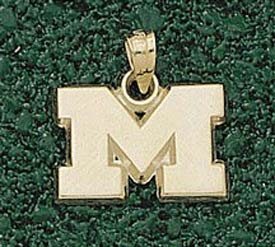 Anderson Jewelry Michigan Wolverines 1/2 Gold Charm