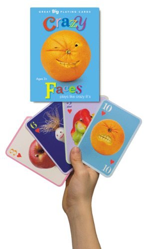 eeBoo Crazy Faces Card Game