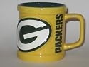 GREEN BAY PACKERS 11 oz. Team Logo Sculpted Coffee Mug
